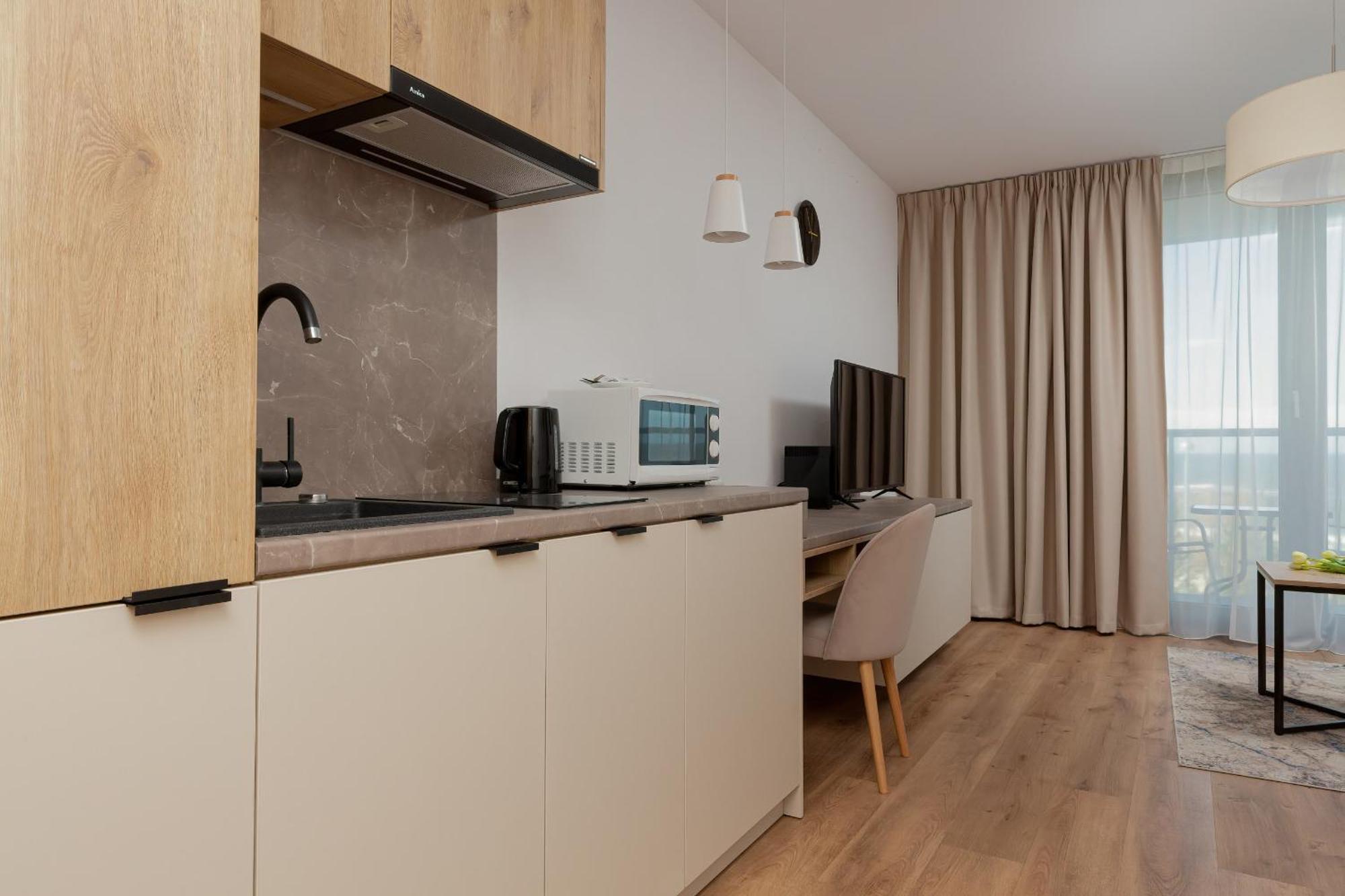 Mielno Jantaris B26 Balcony And Sea View Underground Parking Apartment Exterior photo